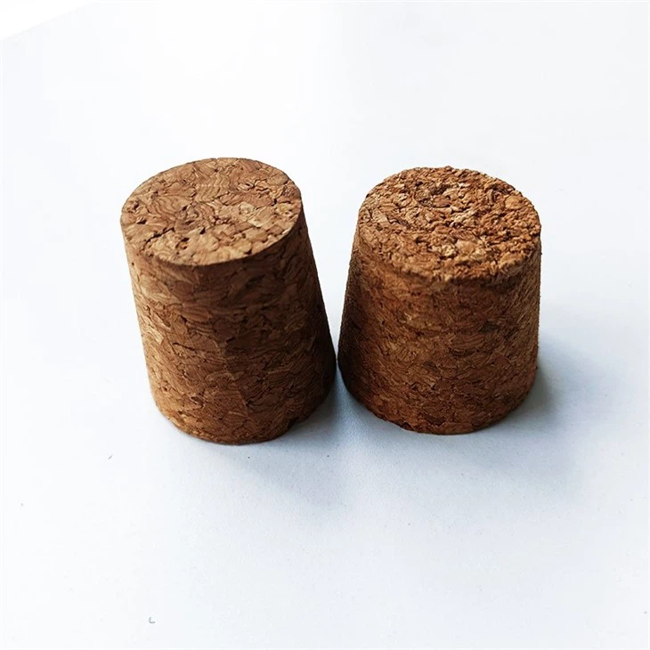 small glass jar with cork